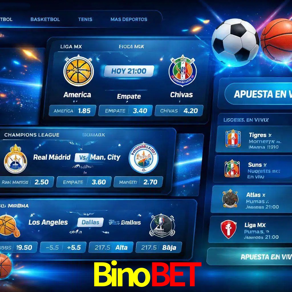 Mercados de apuestas deportivas Binobet para jugadores en México