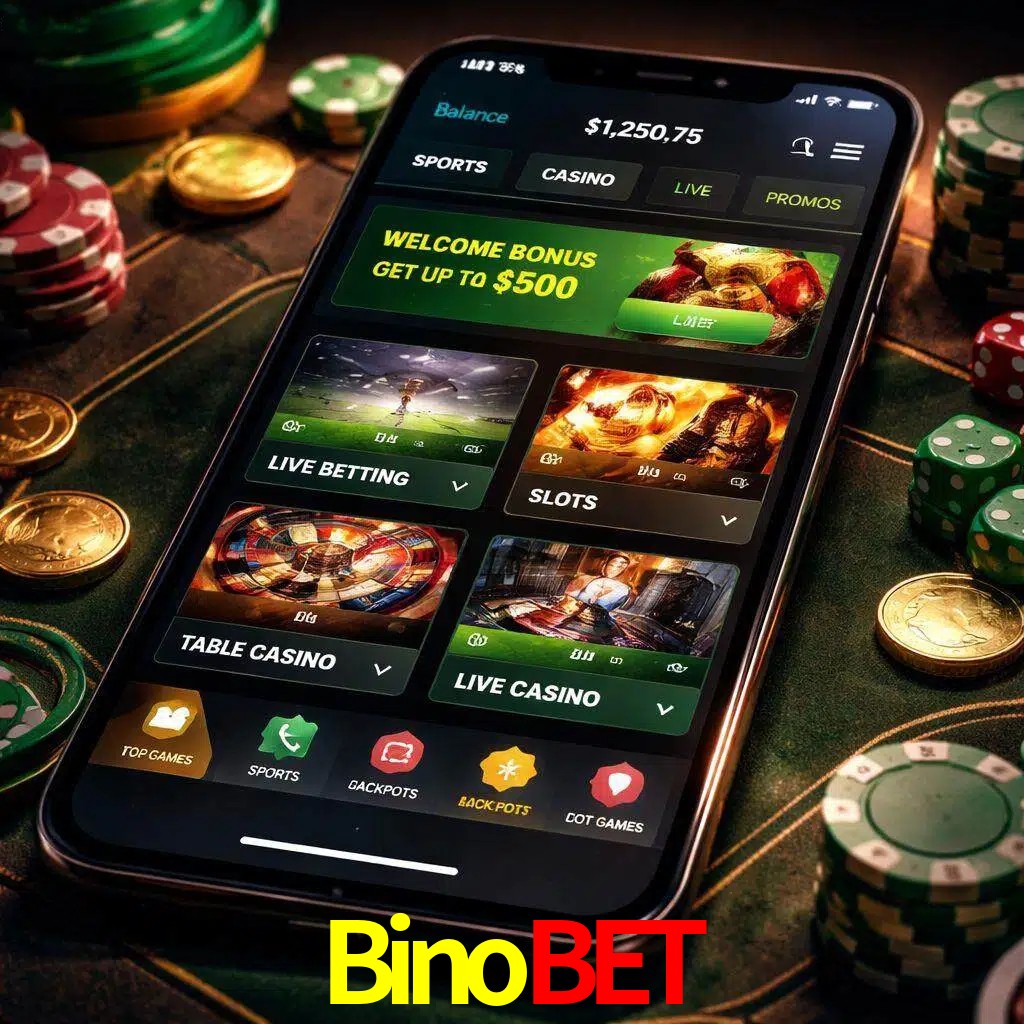 Diseño de juegos móviles Binobet para usuarios en México